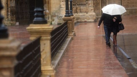 Lluvia en Oviedo