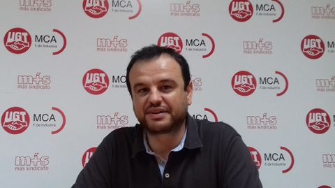 Jenaro Martnez, secretario general de MCA-UGT Asturias