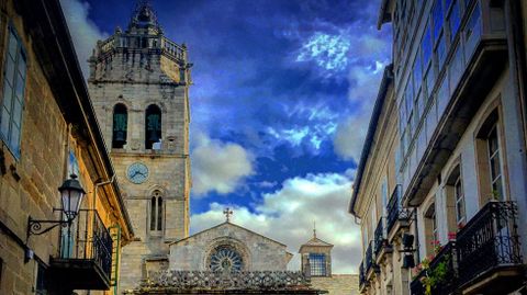 Catedral: fachada norte del transepto. Lugo.Catedral: fachada norte del transepto. Lugo