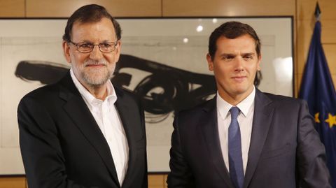 Segunda reunin del verano entre Rajoy y Rivera