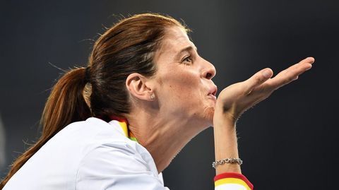 Ruth Beitia logr en Ro 2016 la primera medalla de oro de una atleta espaola en unos Juegos Olmpicos.