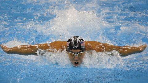 Michael Phelps se despidi tericamente de los Juegos consiguiendo cinco oros y una plata, con lo que elev hasta 28 su cifra de medallas en las piscinas olmpicas