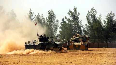Tanques turcos entran en Siria