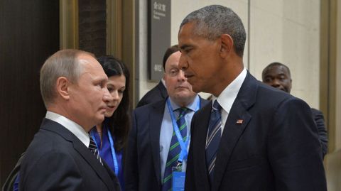 Encuentro entre Vladimir Putin y Barak Obama