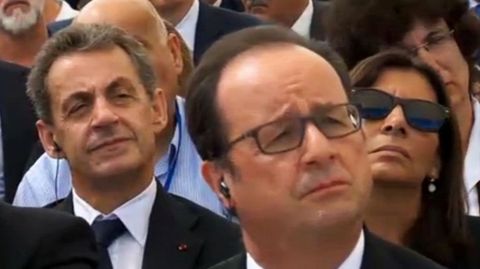 Nicolas Sarkozy y François Hollande