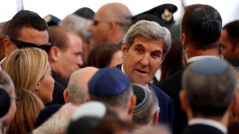 El secretario de Estado norteamericano, John Kerry fue otro de los asistentes a la ceremonia