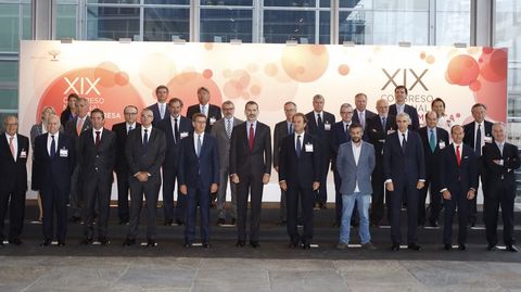 Felipe VI en el el XIX congreso nacional de la empresa familiar Crecimiento con raíces
