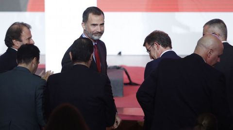 El Rey Felipe VI en el XIX congreso nacional de la empresa familiar. Crecimiento con raíces