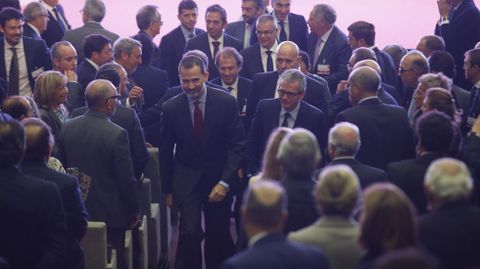 El Rey Felipe VI en el XIX congreso nacional de la empresa familiar. Crecimiento con raíces