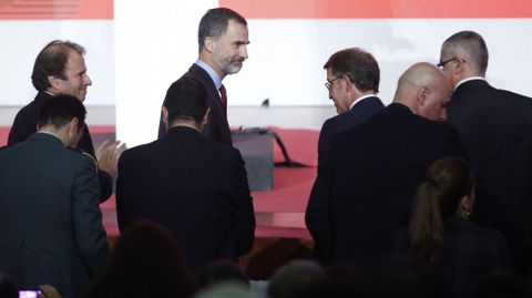 El Rey Felipe VI en el XIX congreso nacional de la empresa familiar. Crecimiento con raíces