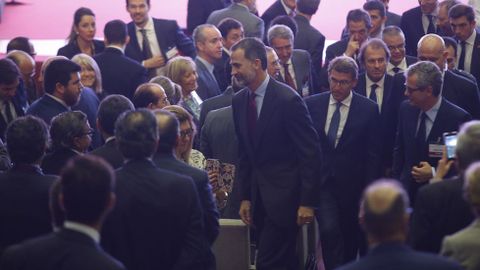 El Rey Felipe VI en el XIX congreso nacional de la empresa familiar. Crecimiento con raíces