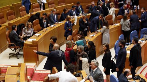 Muchos diputados debutaron en O Hórreo