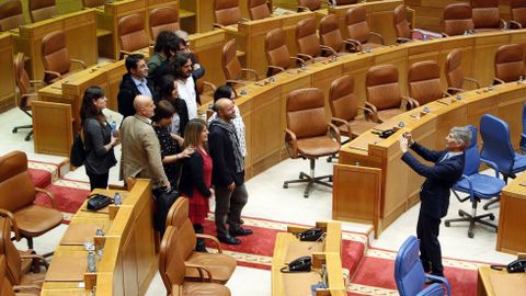 El grupo de En Marea posa para una fotografía