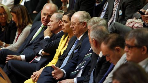 La expresidenta del Parlamento Pilar Rojo, en la tribuna