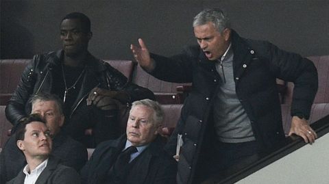 Mourinho, tras ser expulsado la pasada jornada