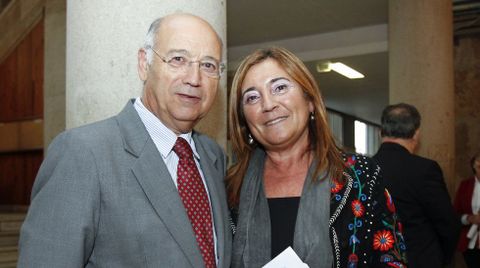 Ángel Gil y la pediatra gallega Rosaura Leis