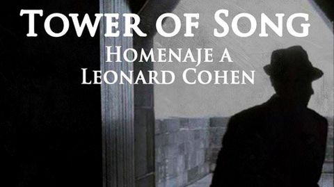 Cartel anunciador del homenaje a Leonard Cohen