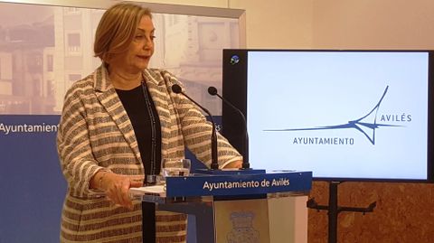 La alcaldesa de Avilés, Mariví Monteserín.La alcaldesa de Avilés, Mariví Monteserín