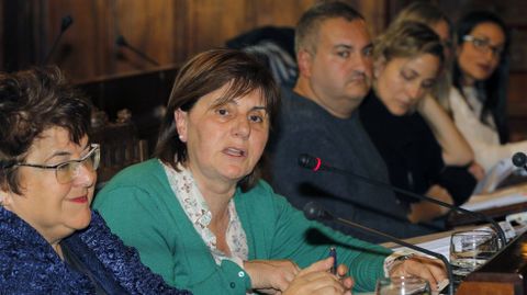 Pilar Varela, en la Junta