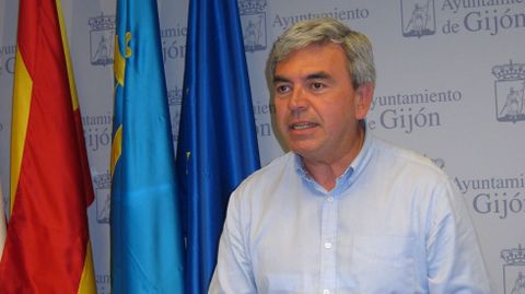 El presidente del PP de Gijón, Mariano Marín.