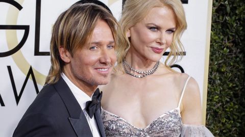 Nicole Kidman junto a su marido Keith Urban. 