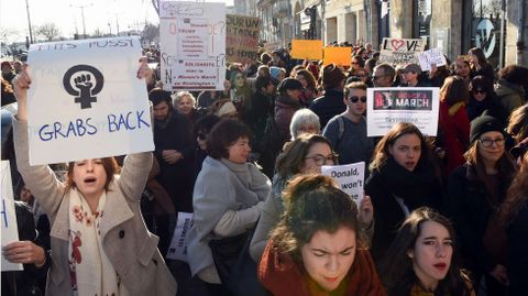 Protesta en Burdeos