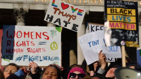 Manifestación en Londres