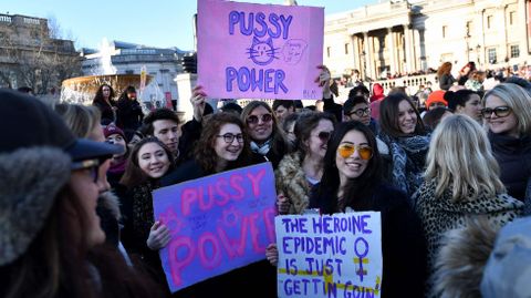 Manifestación en Londres