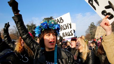 Manifestación en París