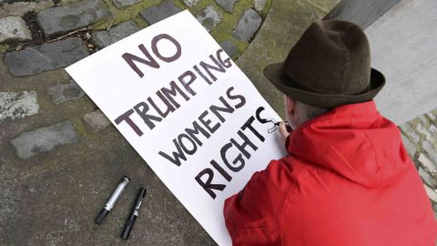 Protesta en Dublin