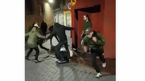 Imagen de la agresión que sufrió la ahora detenida en enero