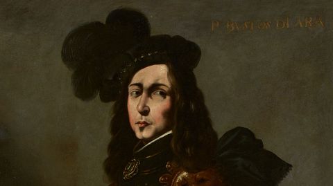 Detalle de El Infante P. Bustos de Lara, de Zurbarn (h. 1640-45)