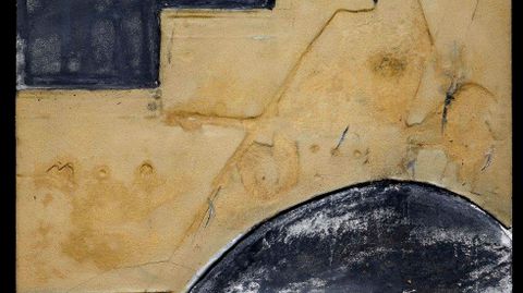 Antoni Tpies. Ocre y gris (1964)