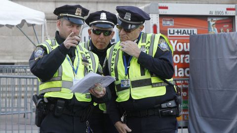 Agentes de la polica de Boston