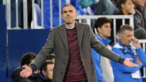 Garitano, en el banquillo de Butarque