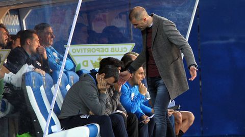 Garitano vivió horas muy tensas en Leganés