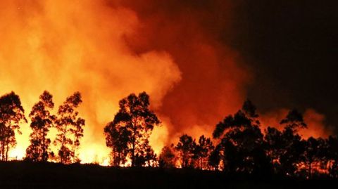 Incendio en Asturias