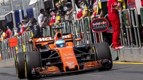 Alonso, en Albert Park