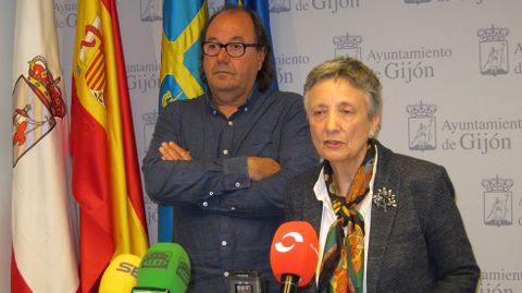 Enriqueta Ortega y Mario Suárez