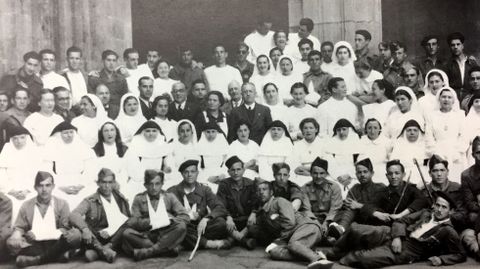En 1937 se instaló en el edificio del colegio un hospital militar que permaneció abierto hasta el final de la Guerra Civil