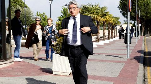 Enrique Cerezo, presidente del Atltico de Madrid. 