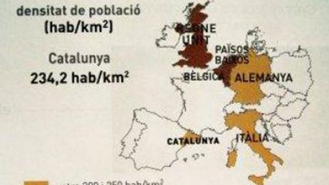 Compara Cataluña, no con otras regiones europeas, sino con otros países. Dice que Cataluña es una región europea que «puede tener un gobierno propio». La lengua es el catalán.
