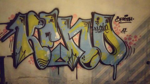 Grafiti en Oviedo