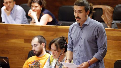 Andres Fernández Vilanova, en el Pleno