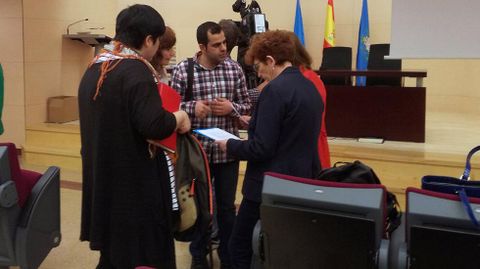 Representantes de las asociaciones que han formado en Asturias la Plataforma Asturiana por la Educación Inclusiva.Representantes de las asociaciones que han formado en Asturias la Plataforma Asturiana por la Educación Inclusiva