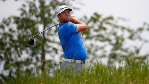 Jon Rahm, que jug su primer grand slam hace doce meses en el US Open, se declara entusiasmado con Erin Hills.