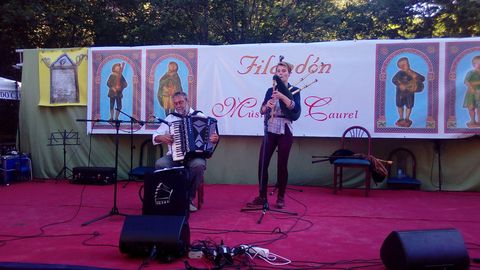 Los músicos alemanes Ulrich y Liesa Künzelmann tomaron parte en esta edición del Filandón
