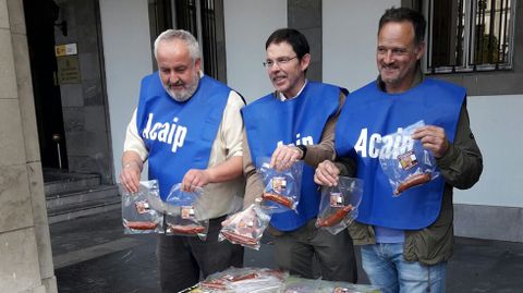 Protesta de ACAIP en Oviedo
