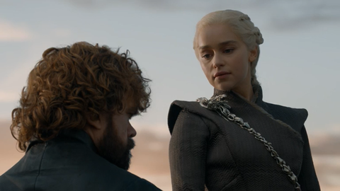 Tyrion y Daenerys en el episodio 7x05 de Juego de Tronos