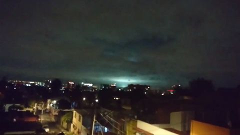 Las misteriosas luces de México durante el terremoto